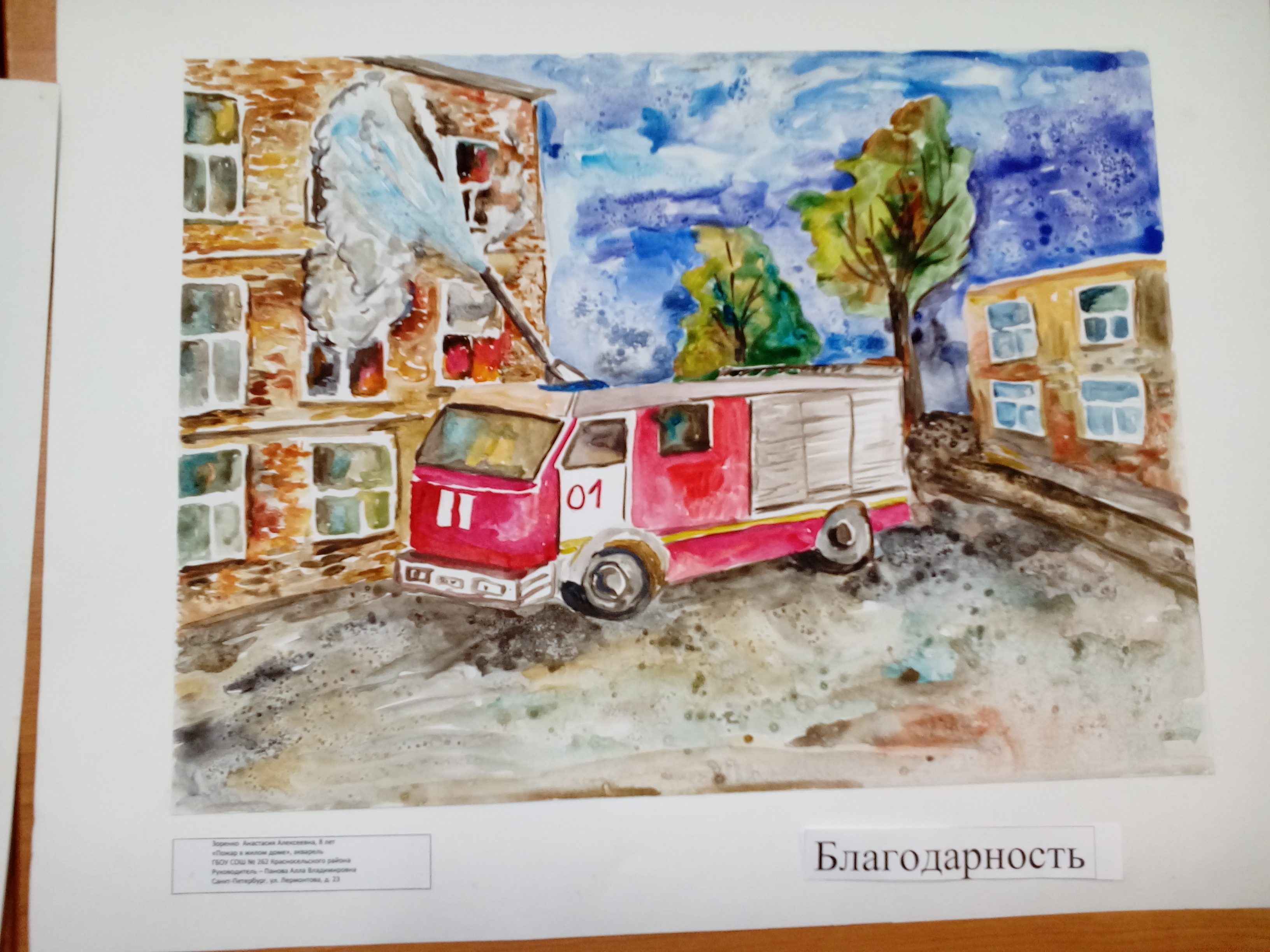 Публикация «Выставка рисунков о пожарной безопасности» размещена в разделах